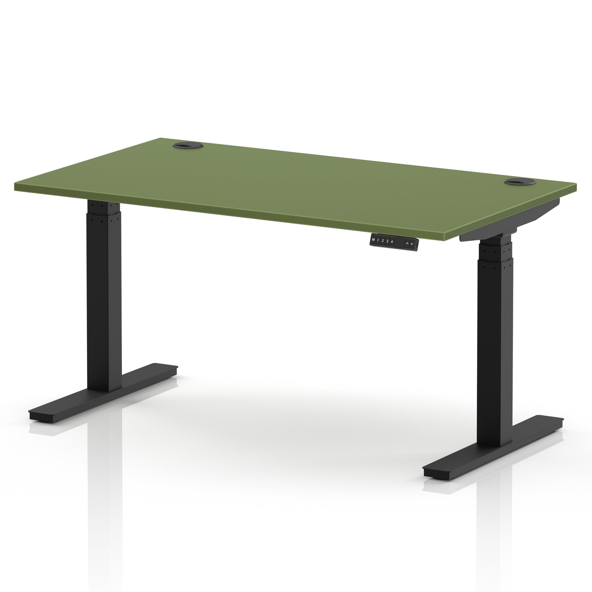 Air Height Adjustable Desk With Cable Ports