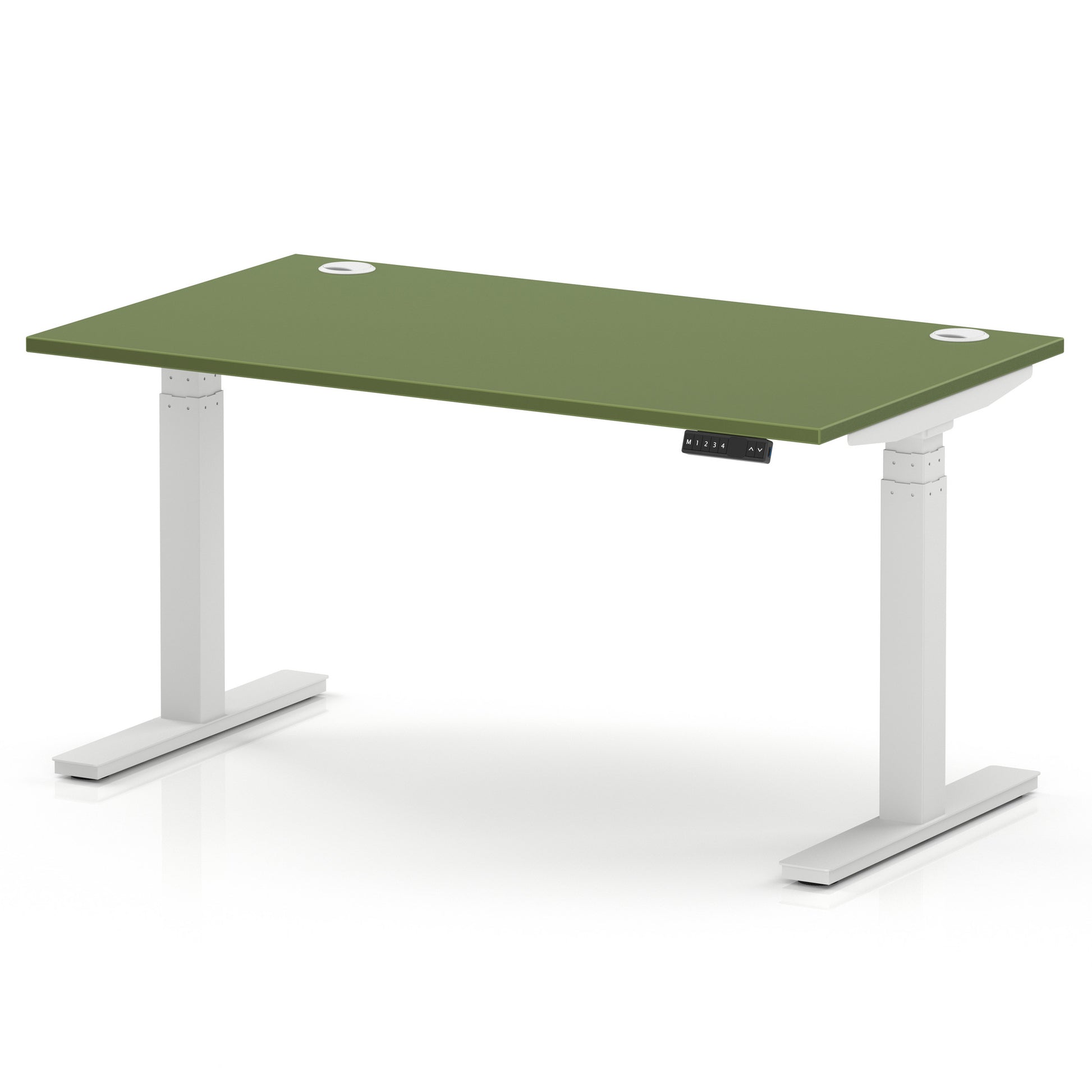 Air Height Adjustable Desk With Cable Ports