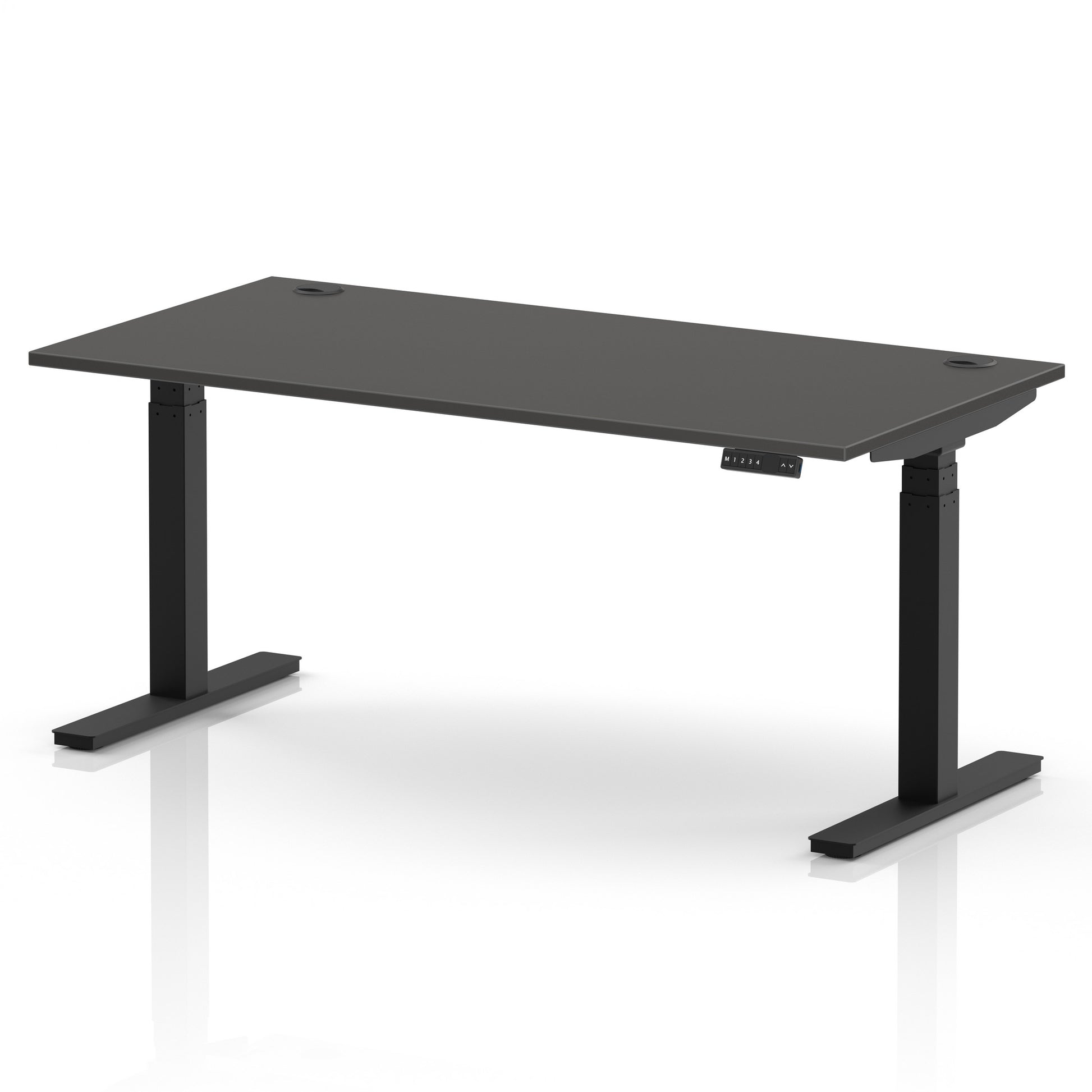 Air Height Adjustable Desk With Cable Ports