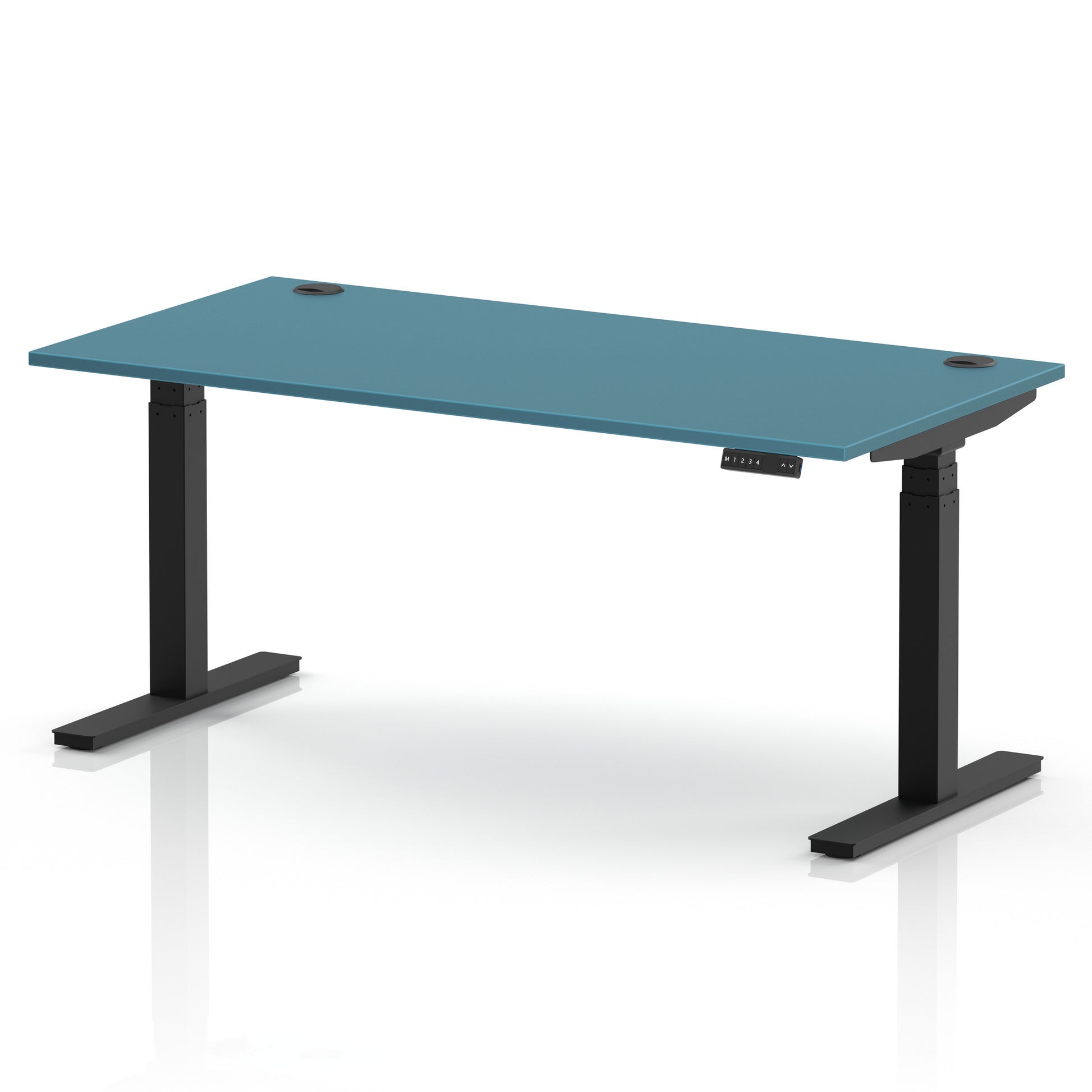 Air Height Adjustable Desk With Cable Ports