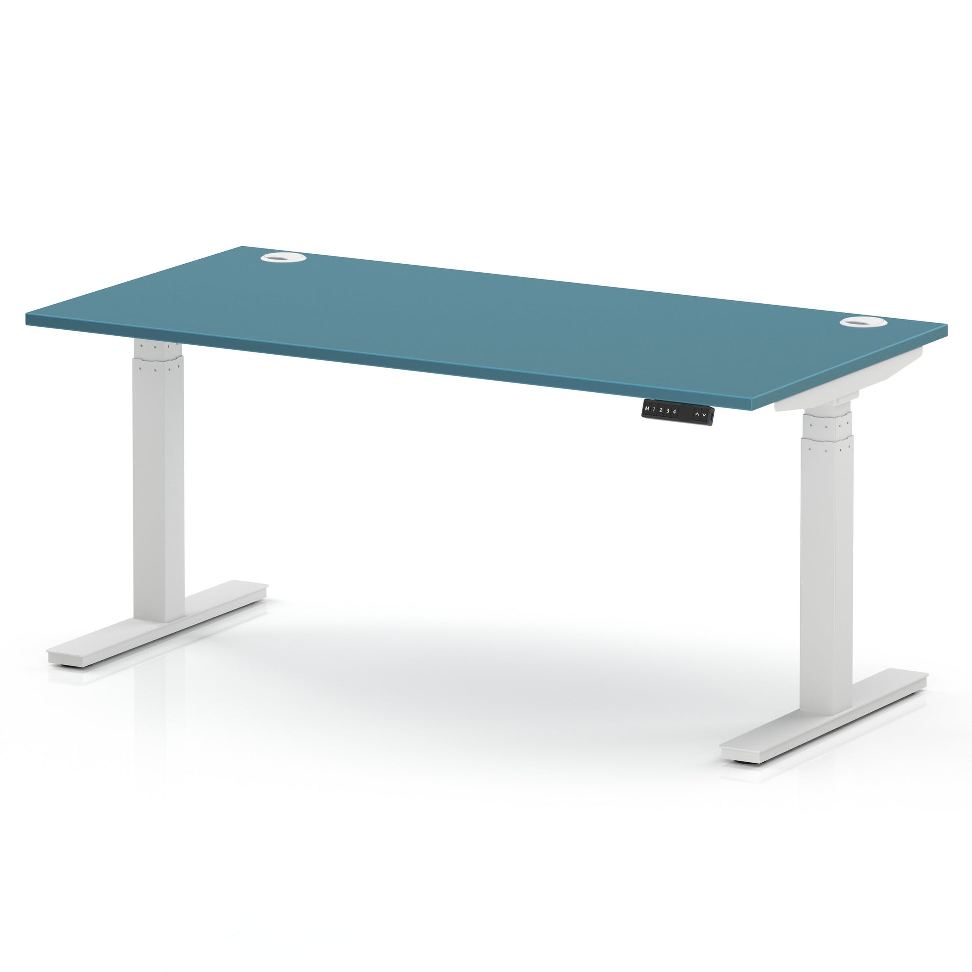 Air Height Adjustable Desk With Cable Ports