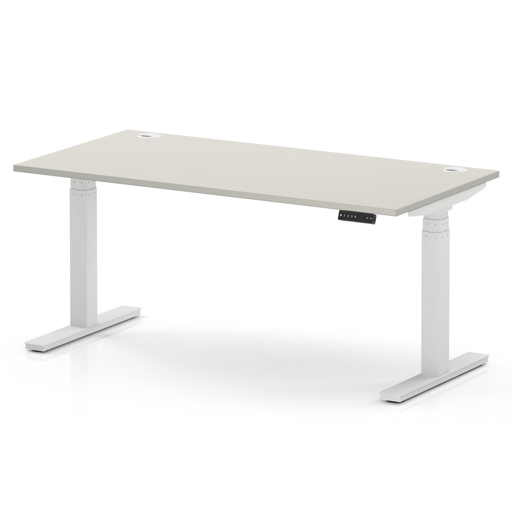 Air Height Adjustable Desk With Cable Ports