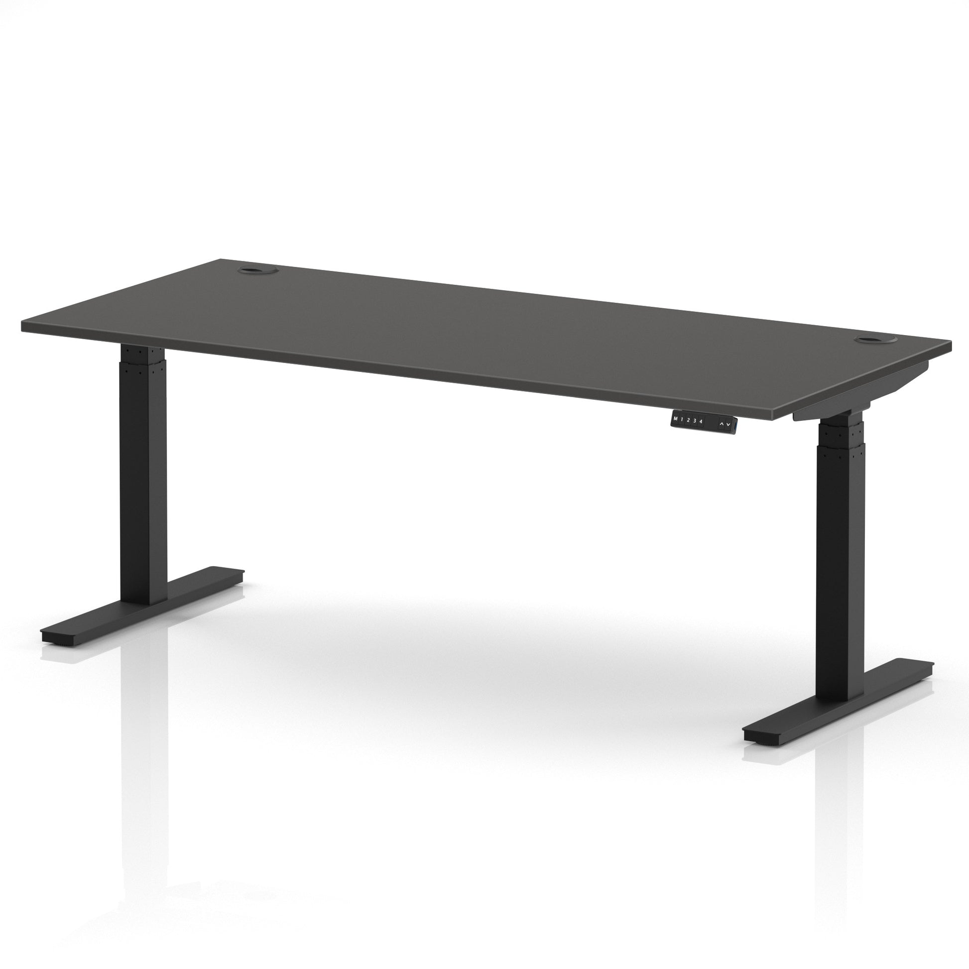 Air Height Adjustable Desk With Cable Ports