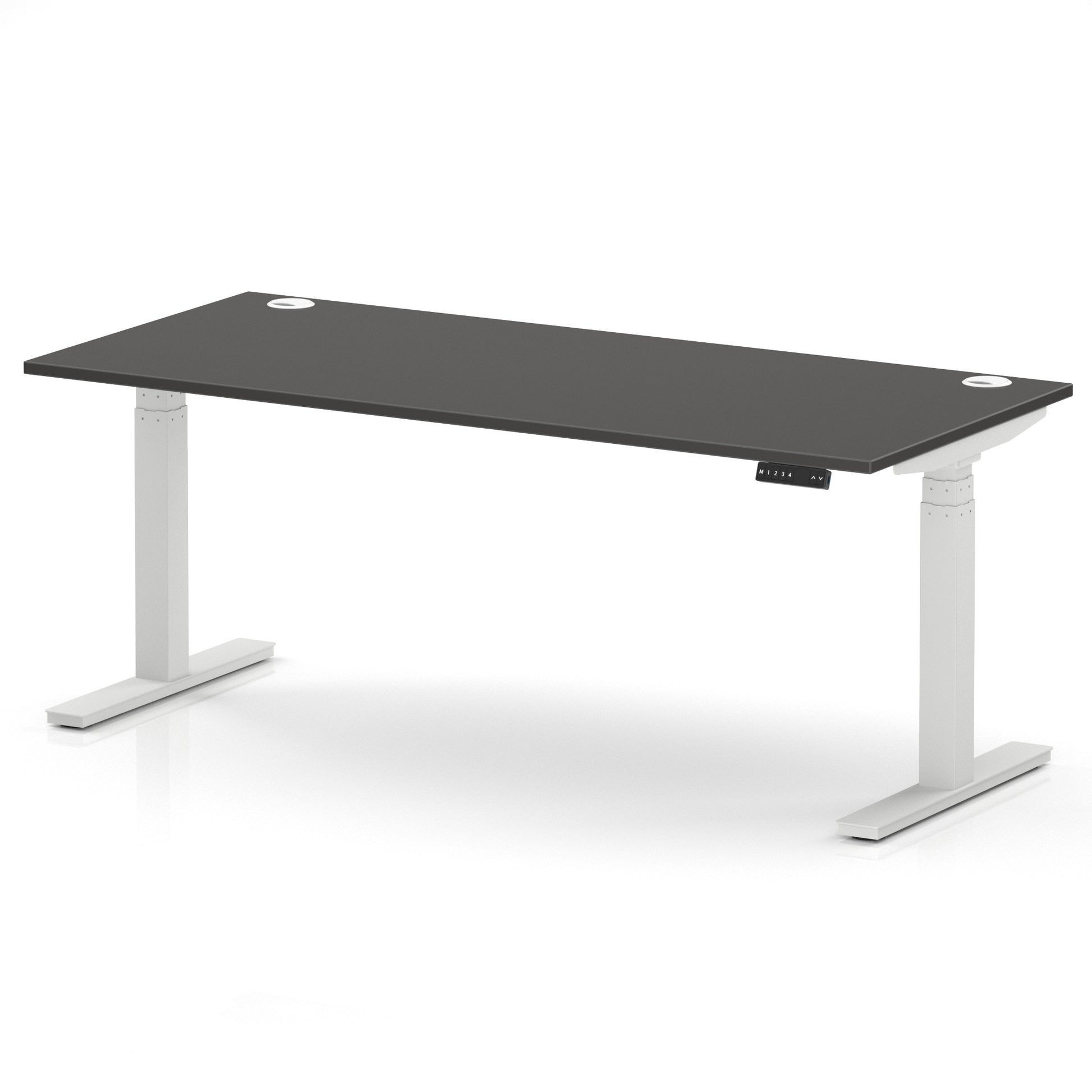 Air Height Adjustable Desk With Cable Ports