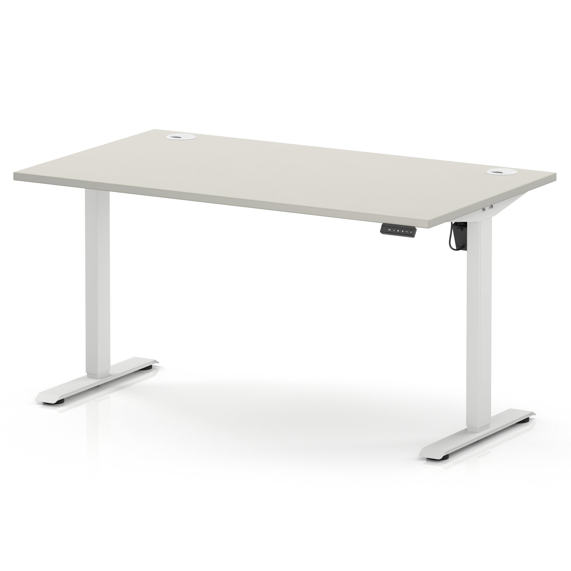 Air Lite Height Adjustable Desk With Cable Ports