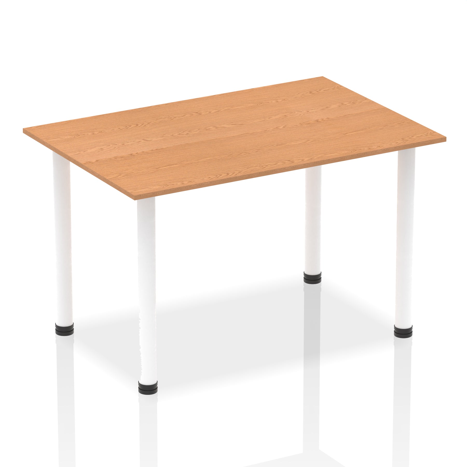 Impulse 1400mm Straight Table With Post Leg