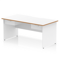  White & Natural Wood