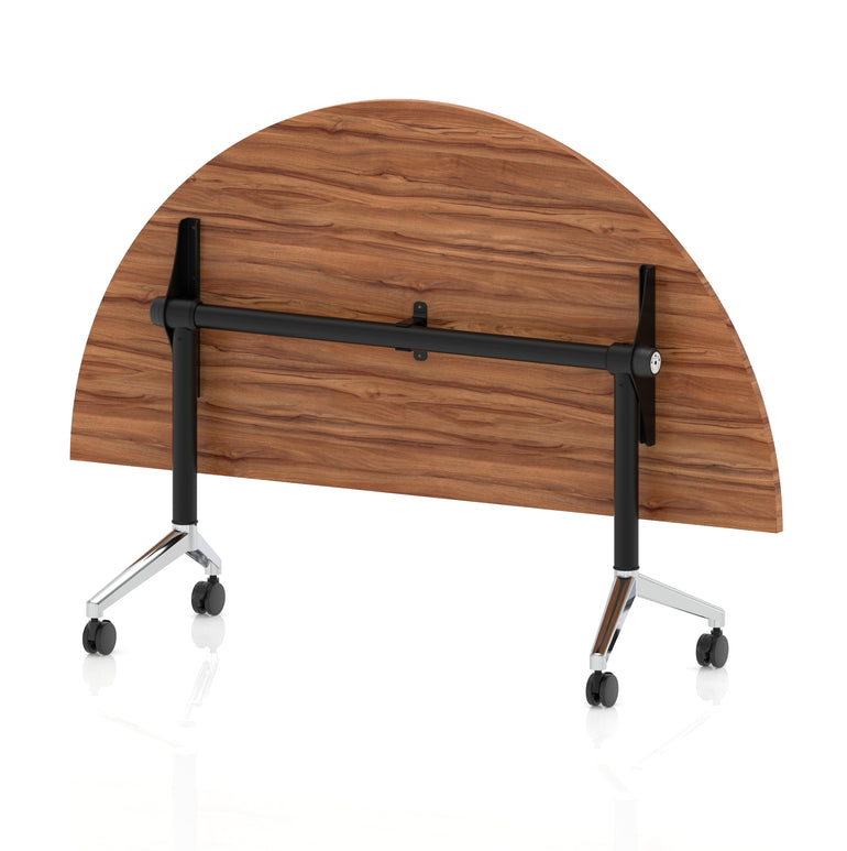 Impulse Plus Flip Top 1600mm Semi-Circle Table