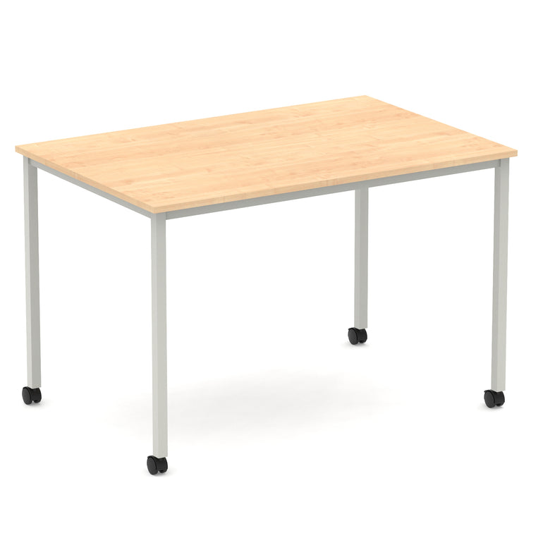 Impulse Straight Table Box Frame Leg With Castors