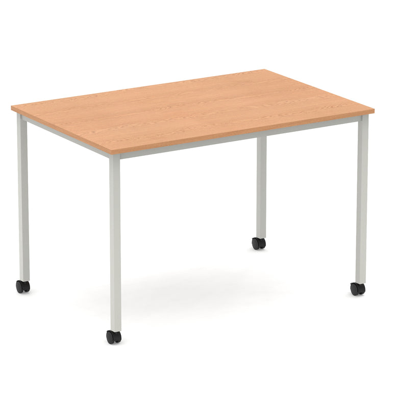 Impulse Straight Table Box Frame Leg With Castors