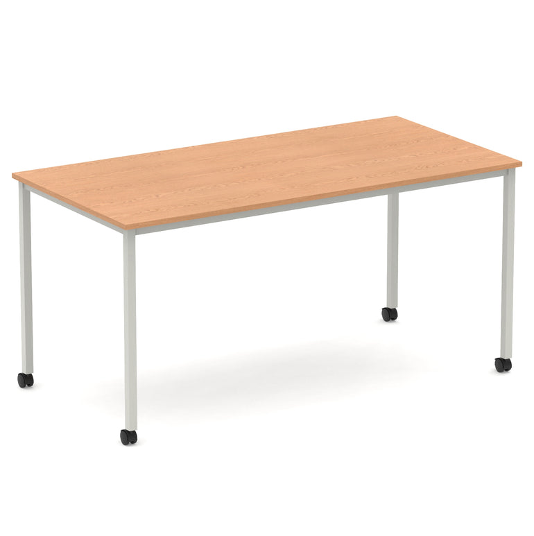 Impulse Straight Table Box Frame Leg With Castors