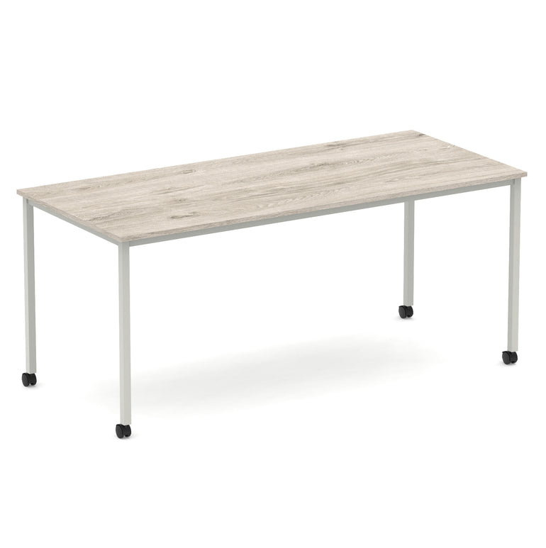 Impulse Straight Table Box Frame Leg With Castors