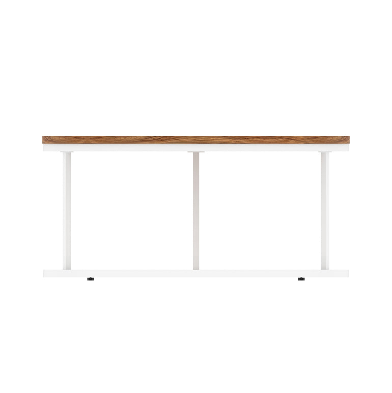 Impulse Round Coffee Table With Metal Frame