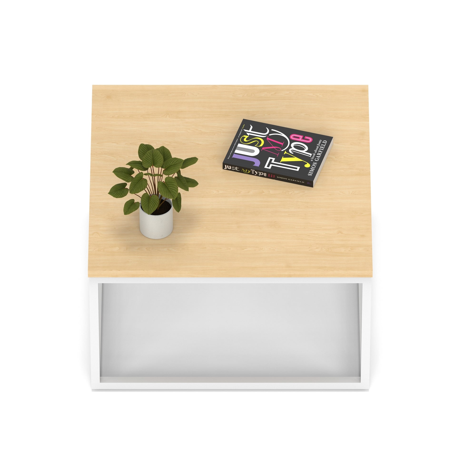 Impulse Square Coffee Table With Metal Frame