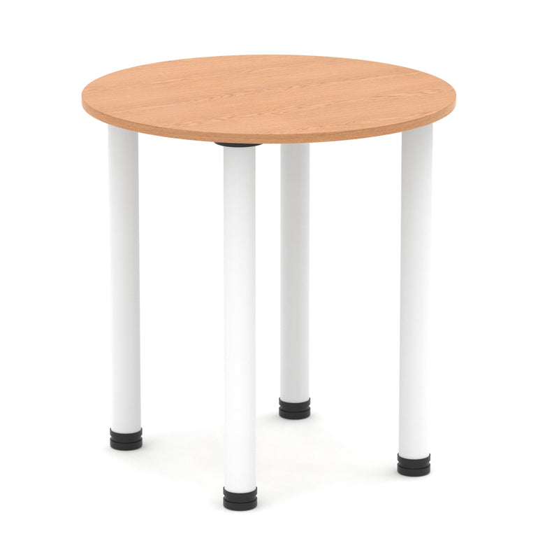 Impulse Round Table With Post Leg