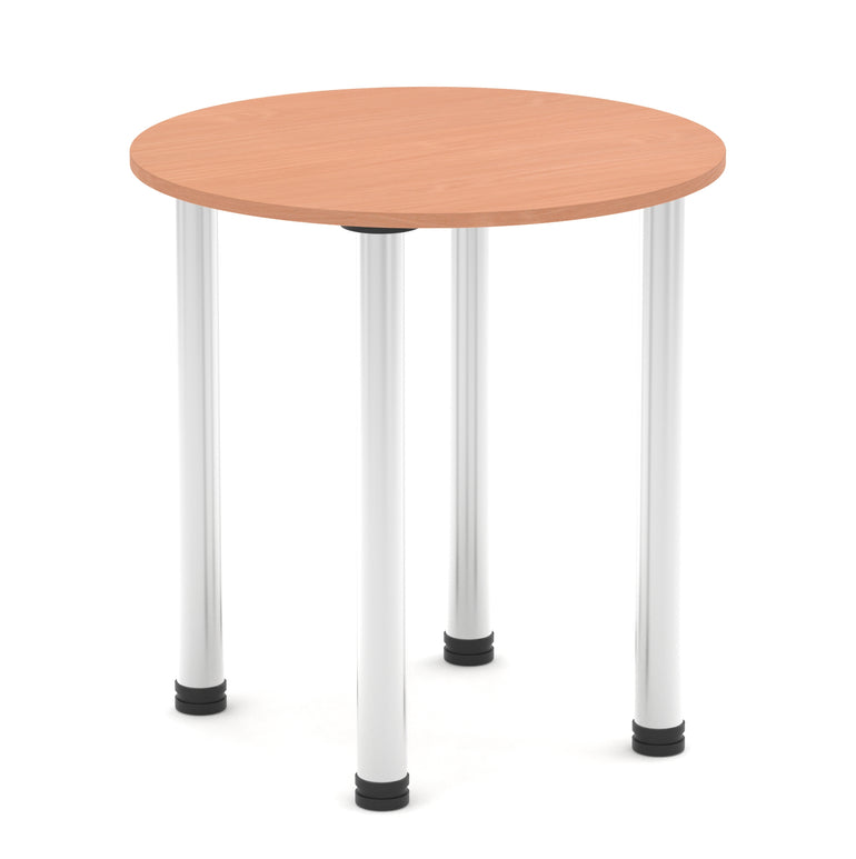 Impulse Round Table With Post Leg