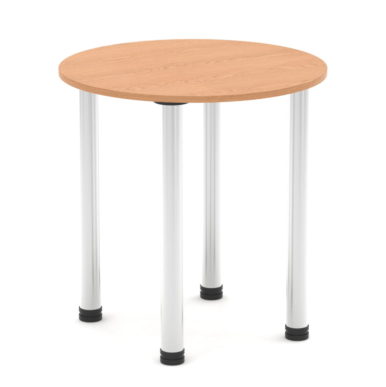 Impulse Round Table With Post Leg