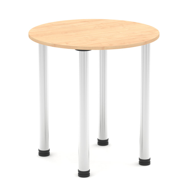 Impulse Round Table With Post Leg