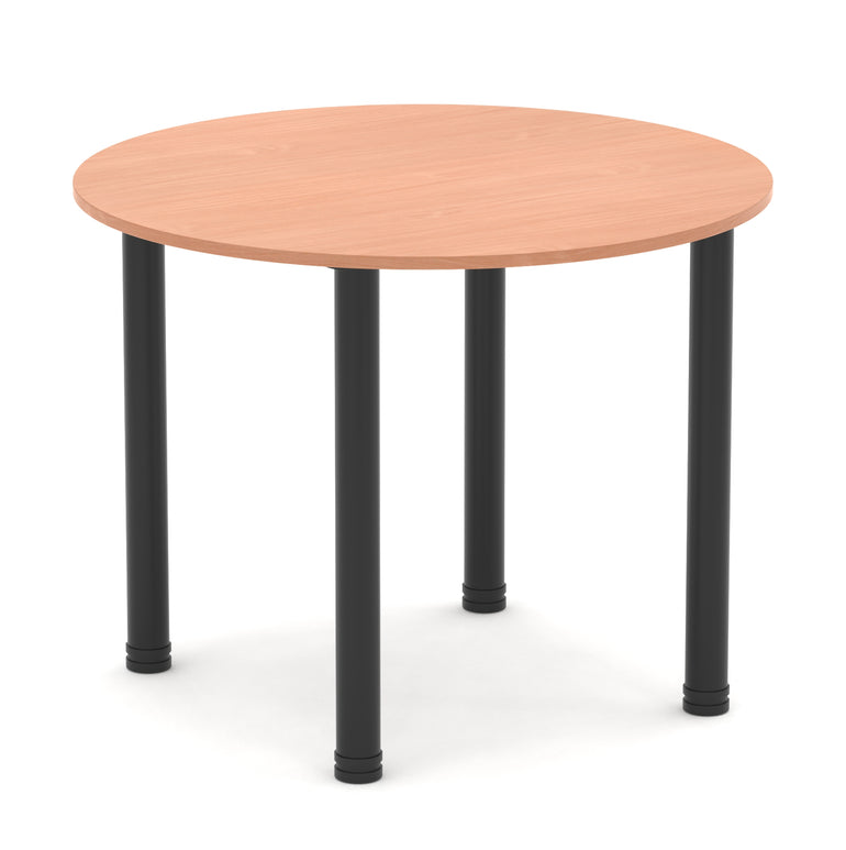 Impulse Round Table With Post Leg
