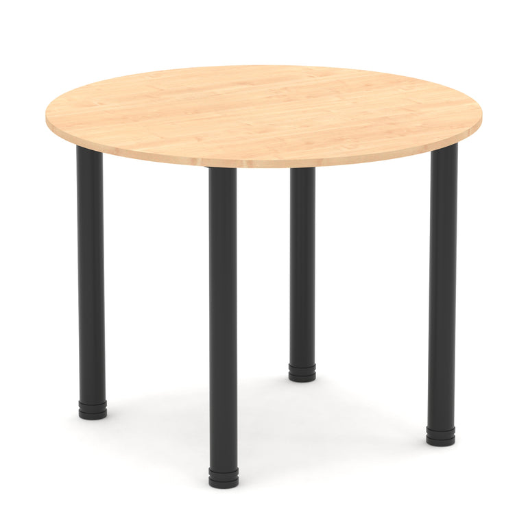 Impulse Round Table With Post Leg
