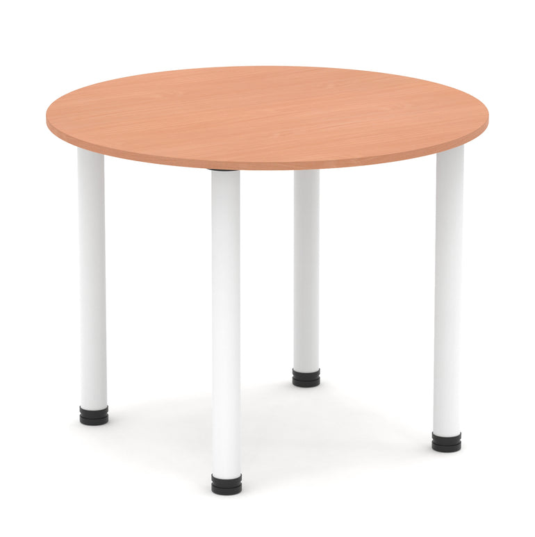Impulse Round Table With Post Leg