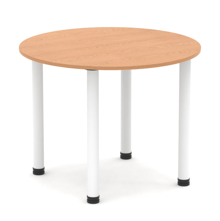 Impulse Round Table With Post Leg