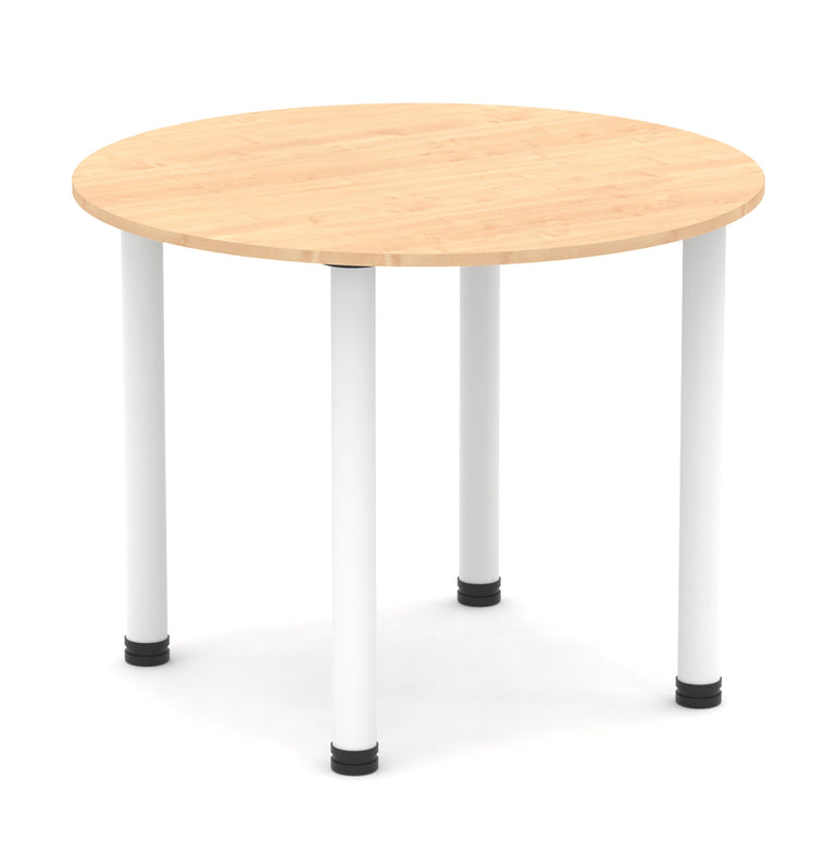Impulse Round Table With Post Leg
