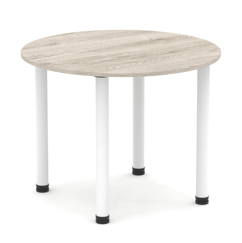 Impulse Round Table With Post Leg