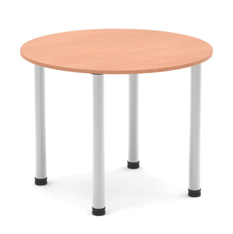 Impulse Round Table With Post Leg