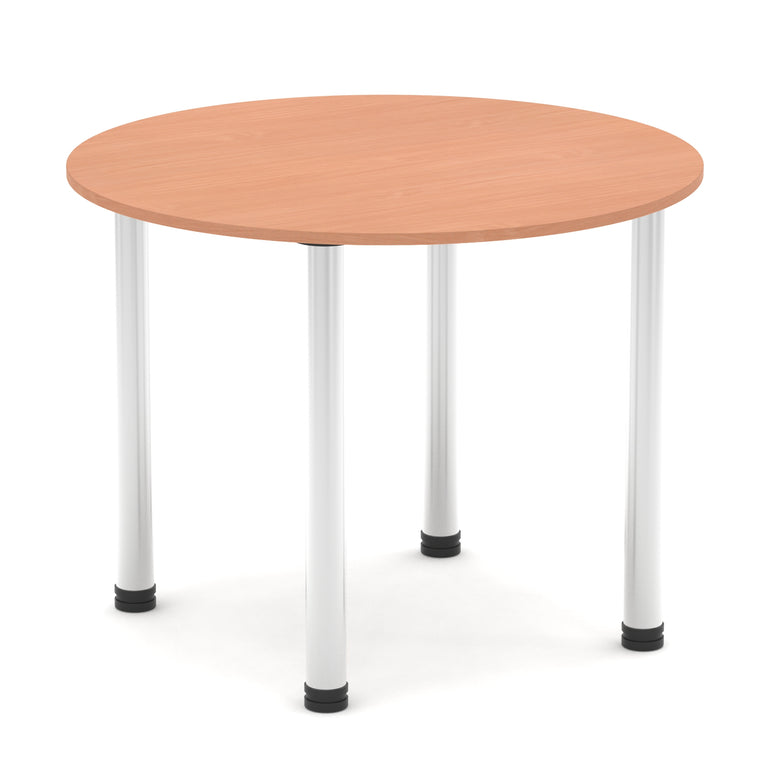 Impulse Round Table With Post Leg