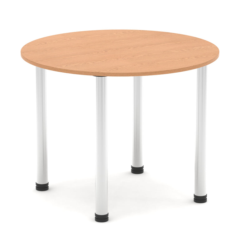 Impulse Round Table With Post Leg