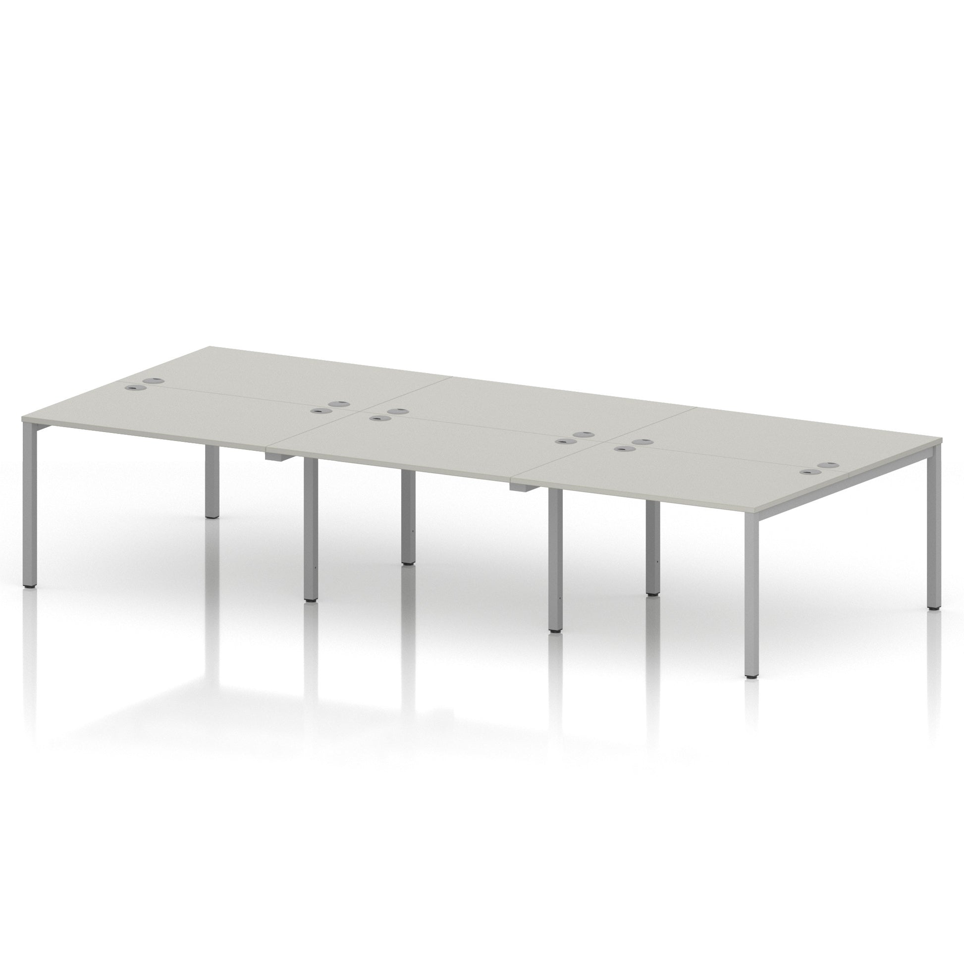 Impulse B2B Bench Desk - 6 Person