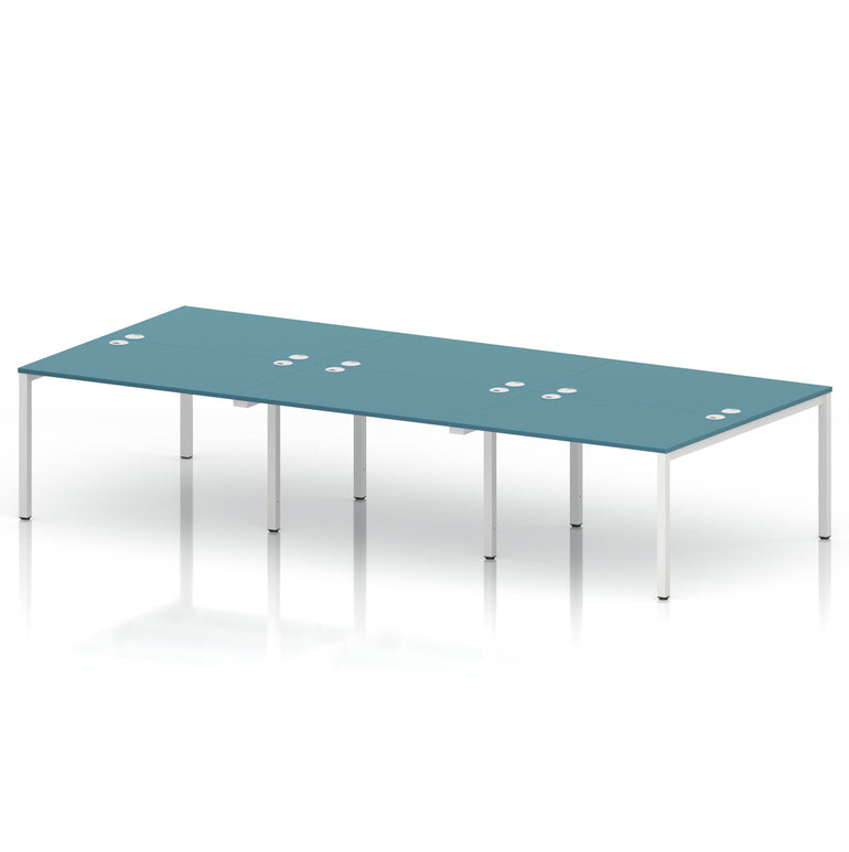 Impulse B2B Bench Desk - 6 Person
