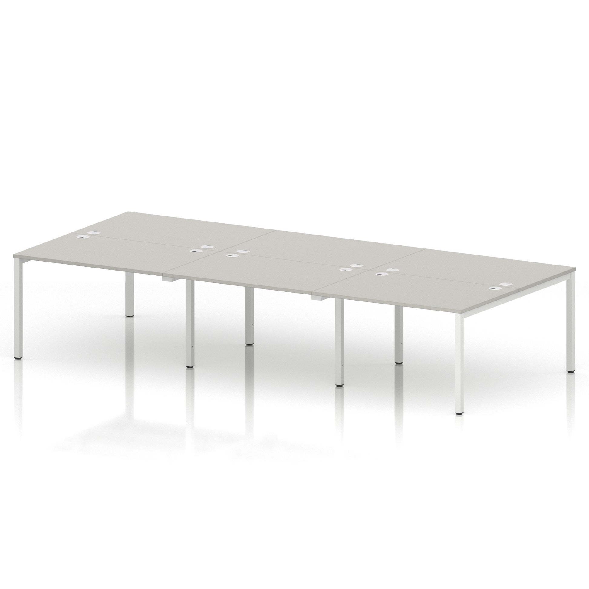 Impulse B2B Bench Desk - 6 Person