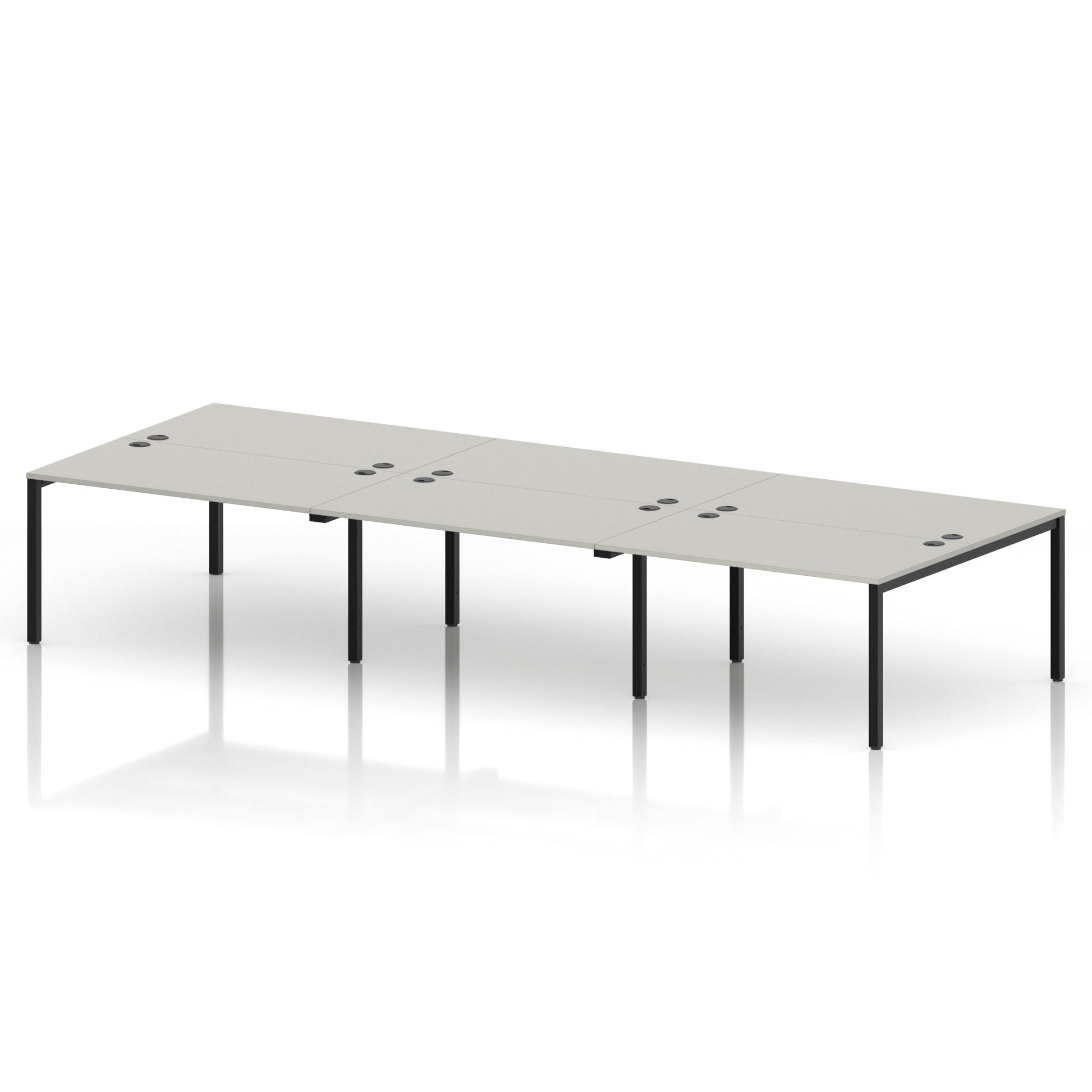 Impulse B2B Bench Desk - 6 Person