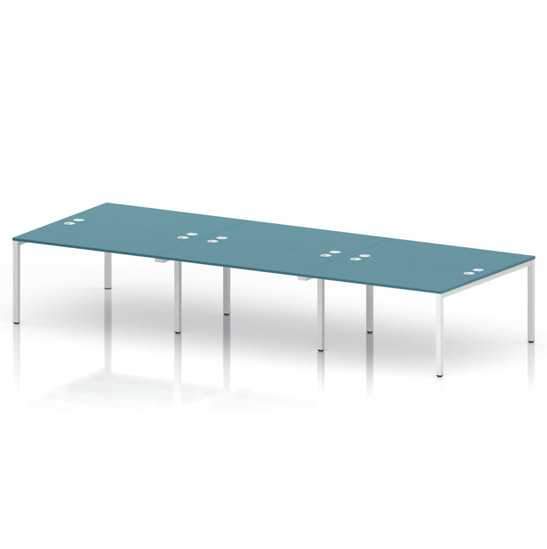 Impulse B2B Bench Desk - 6 Person