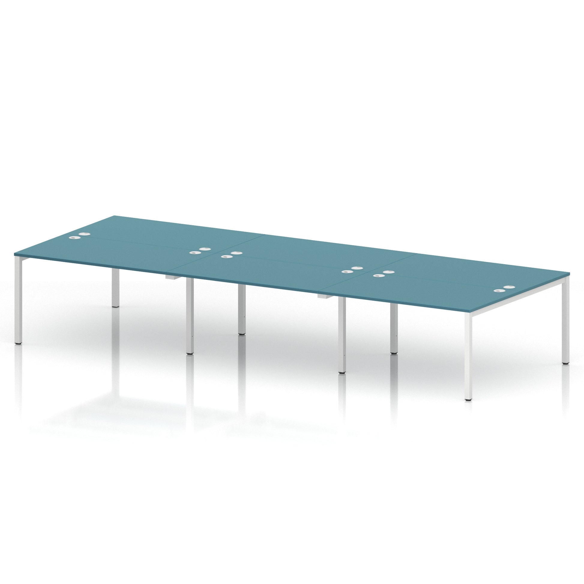 Impulse B2B Bench Desk - 6 Person