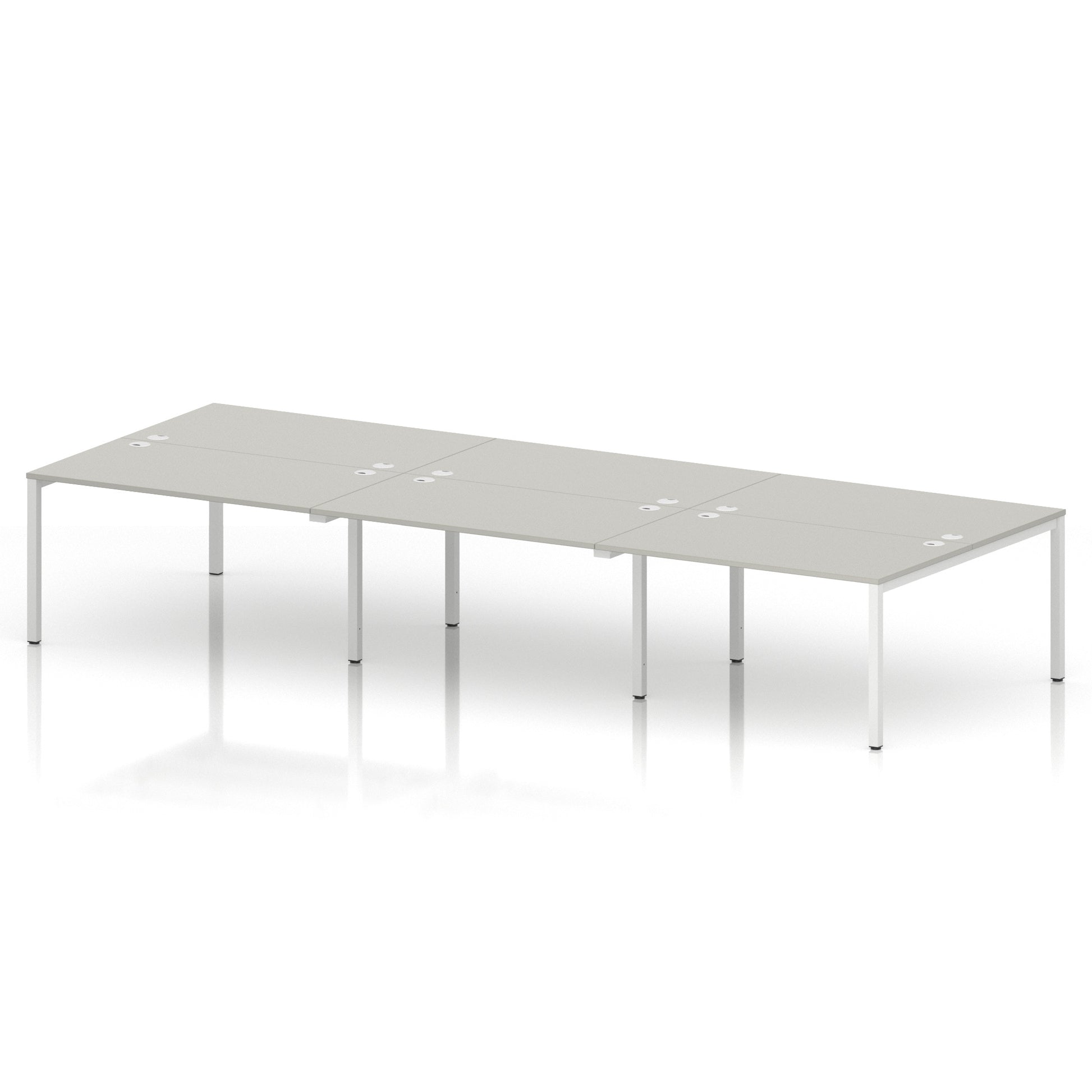Impulse B2B Bench Desk - 6 Person
