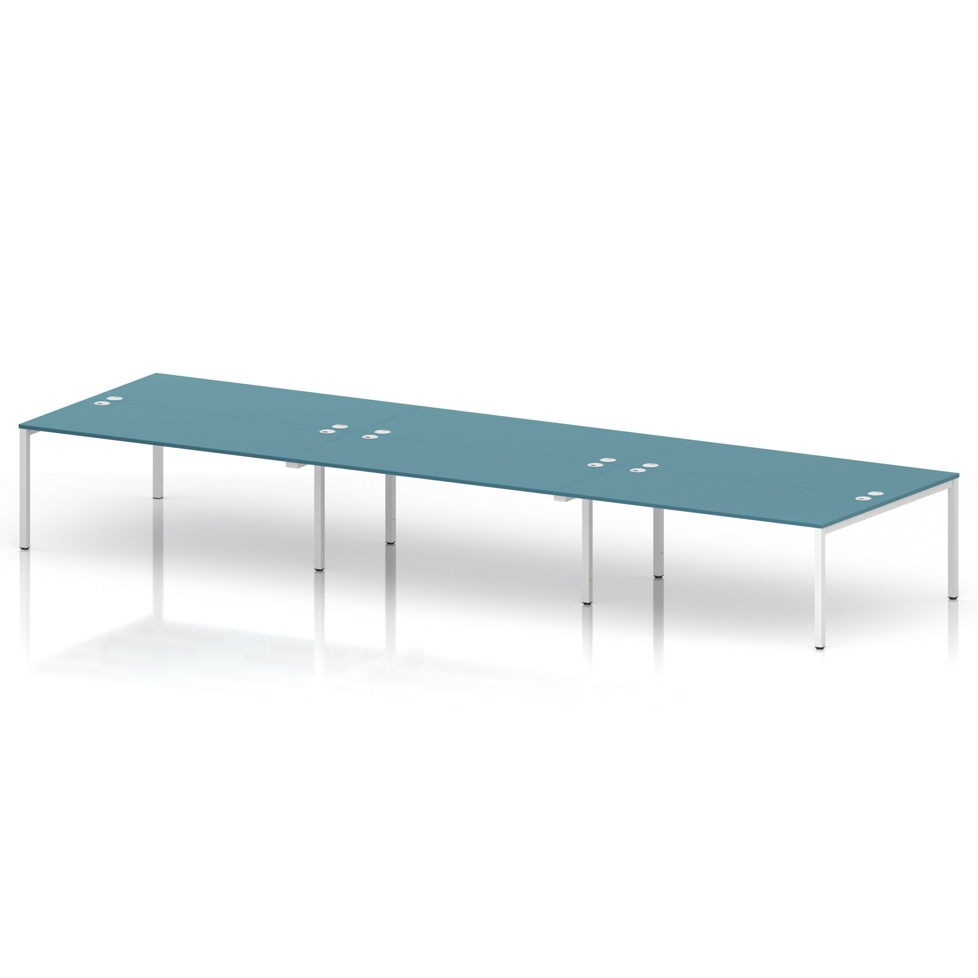 Impulse B2B Bench Desk - 6 Person