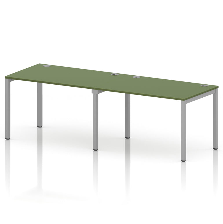 Impulse Single Row Bench Desk - 2 Person
