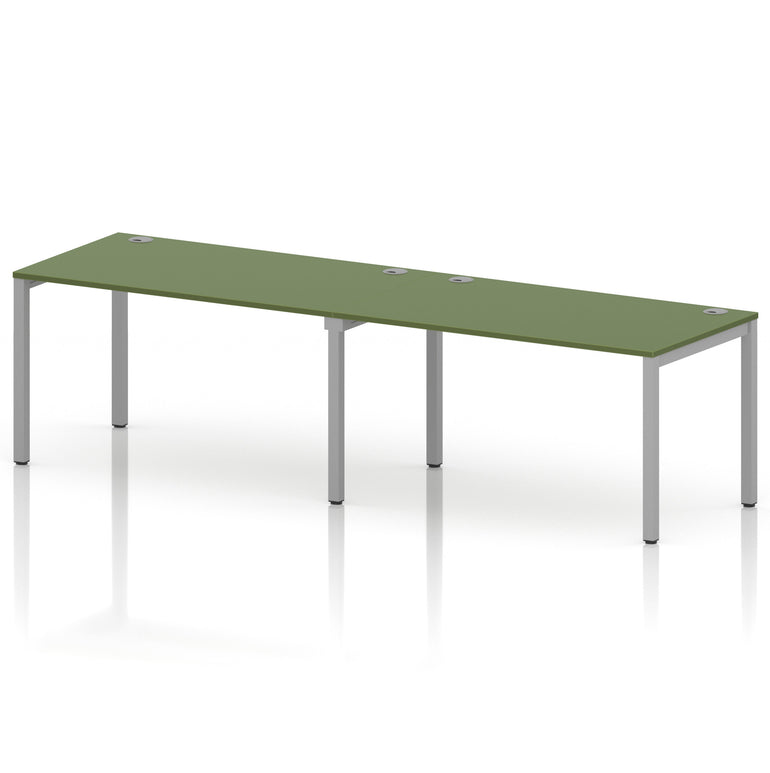 Impulse Single Row Bench Desk - 2 Person