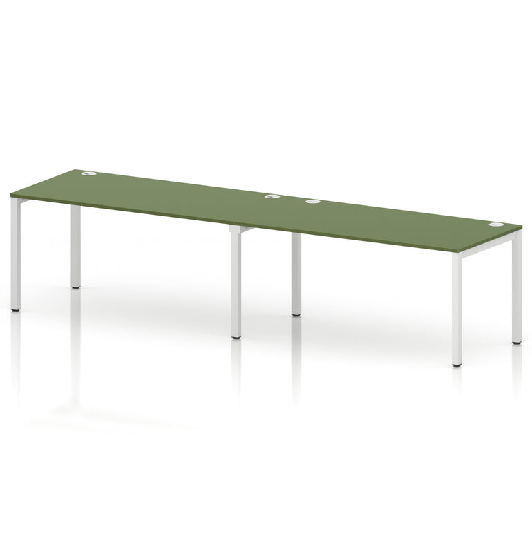 Impulse Single Row Bench Desk - 2 Person