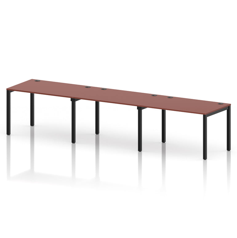 Impulse Single Row Bench Desk - 3 Person