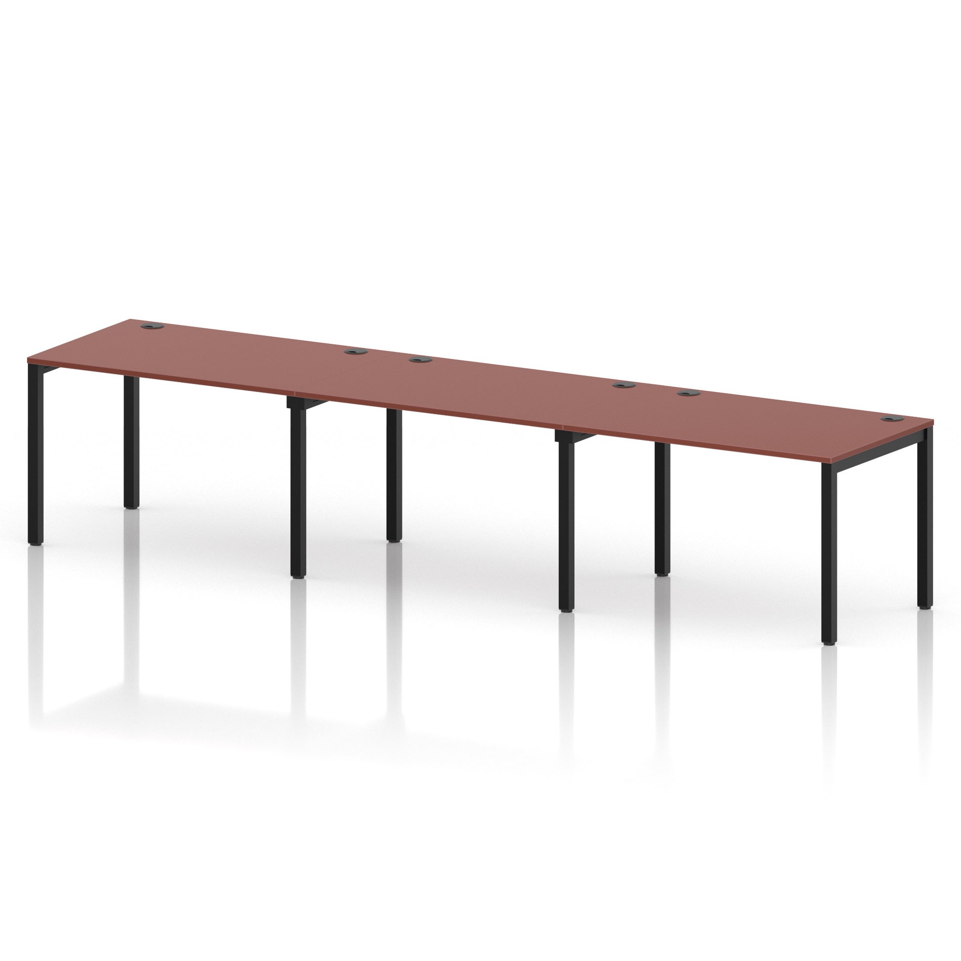 Impulse Single Row Bench Desk - 3 Person