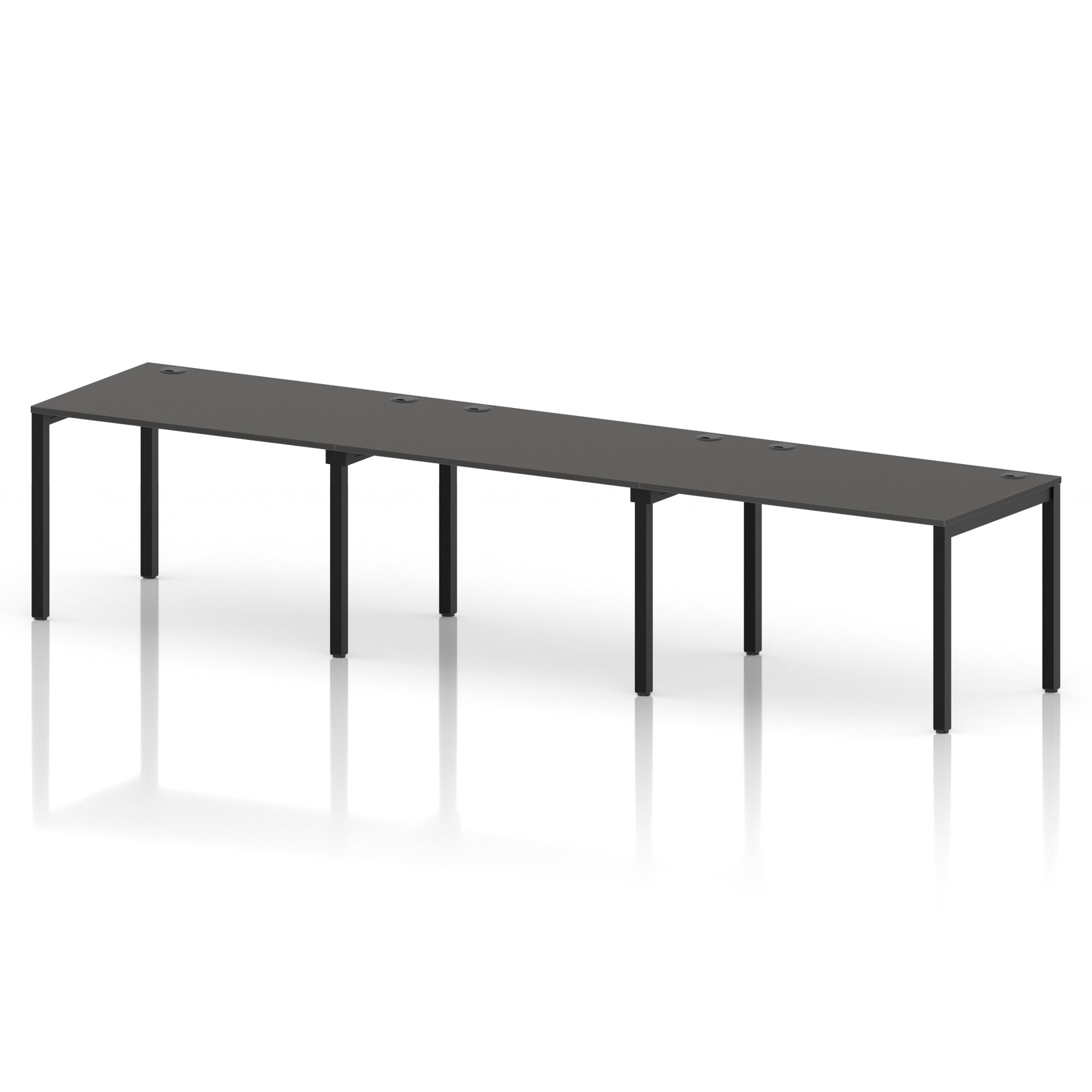 Impulse Single Row Bench Desk - 3 Person