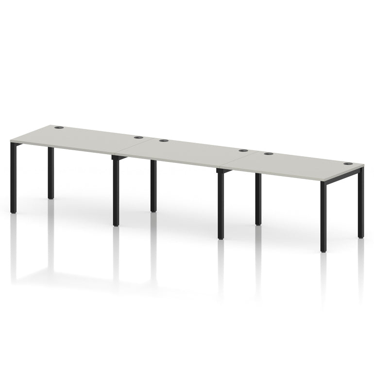 Impulse Single Row Bench Desk - 3 Person