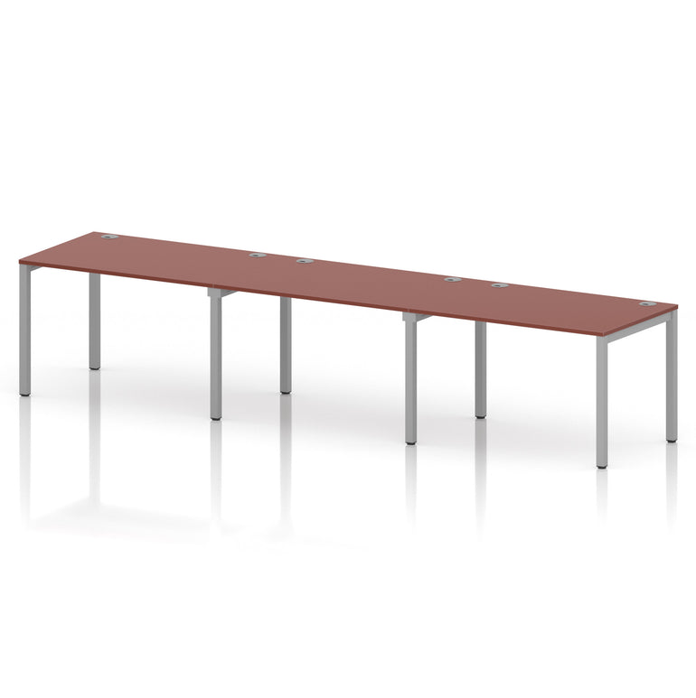Impulse Single Row Bench Desk - 3 Person