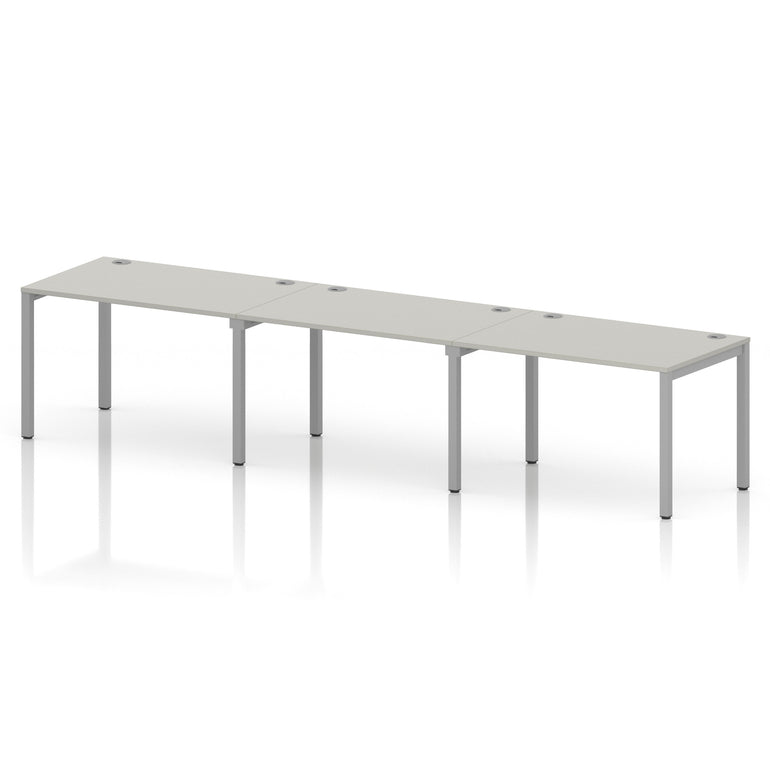 Impulse Single Row Bench Desk - 3 Person