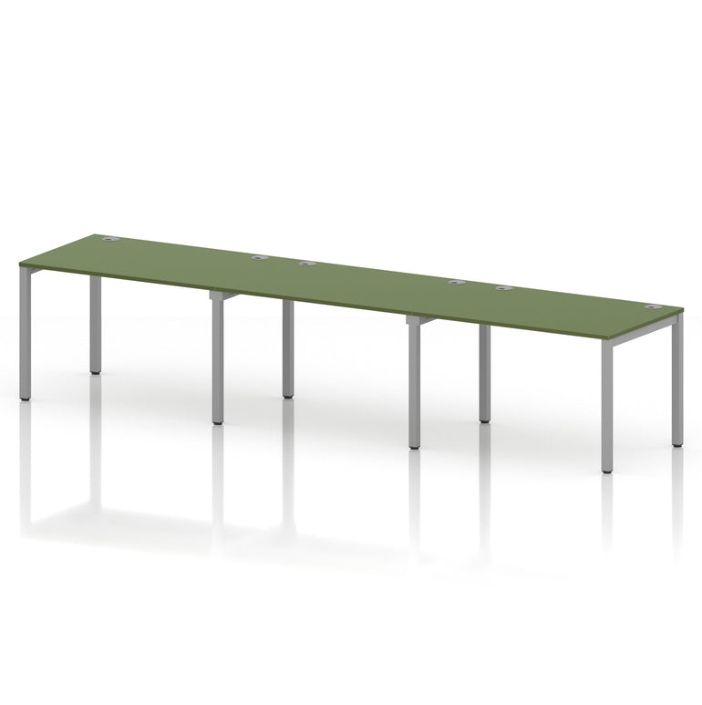 Impulse Single Row Bench Desk - 3 Person