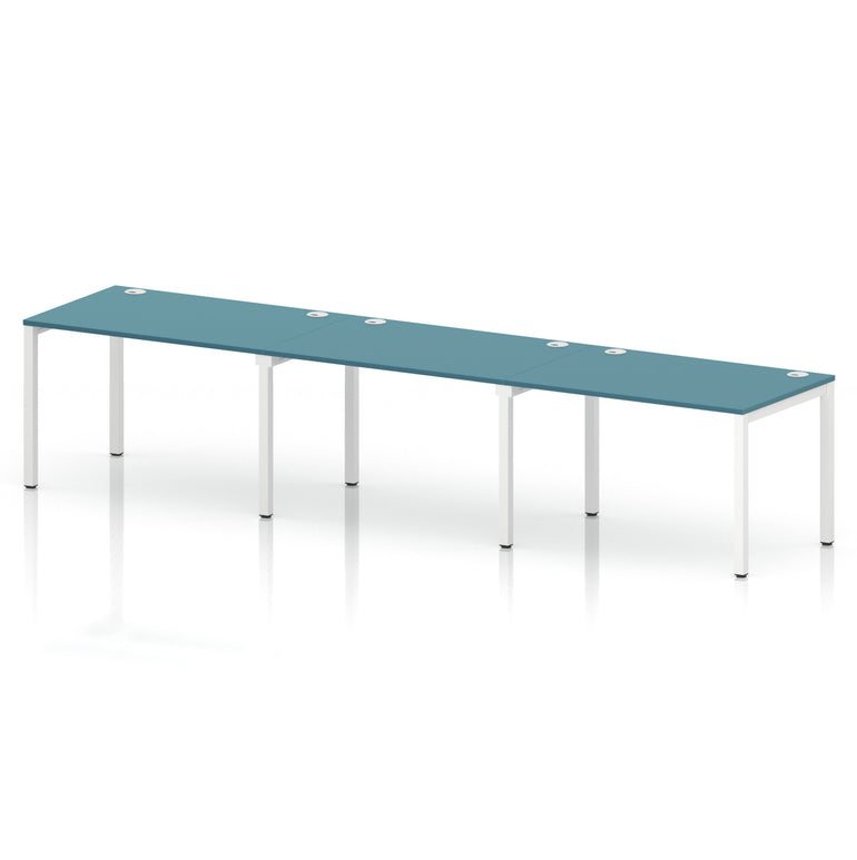 Impulse Single Row Bench Desk - 3 Person